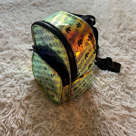 Mini Adidas Vibrant Orange Chrome Backpack - Picture 2 of 8